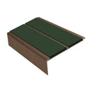 Square Aluminium Stair Nosing 2.44m 93mm Tread 32mm Riser