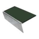 Carpet Stair Nosing 2.44m Aluminium Rake Back PVC Insert