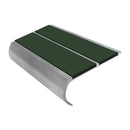 Heavy Duty Bullnose Aluminium Stair Nosing 2.75m Double Insert 39mm Riser Slip-Resistant Durable Ideal for High-Traffic Areas