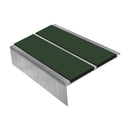 Square Aluminium Stair Nosing 2.44m 93mm Tread 32mm Riser