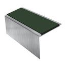 Square Aluminium Stair Nosing 2.75m, Tread 62mm Slip-Resistant Profile for Medium Carpets & Heavy-Duty Flooring Durable & DDA Compliant