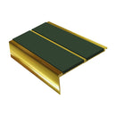 Square Aluminium Stair Nosing 2.44m 93mm Tread 32mm Riser