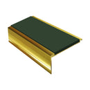 Square Aluminium Stair Nosing 2.44m Single Insert