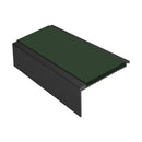 Square Aluminium Stair Nosing 2.44m Single Insert