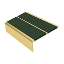 Square Aluminium Stair Nosing 2.44m 93mm Tread 32mm Riser