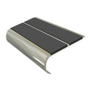 Bullnose Stair Nosing 2.75m Aluminium Double PVC Insert 39mm