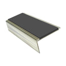 Aluminium Stair Nosing 2.75m Rake Back Single Insert Strip