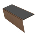 Rake Back Aluminium Stair Nosing 2.44m 56mm Tread PVC Insert