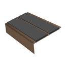 Square Aluminium Stair Nosing 2.75m 93mm Tread 32mm Riser