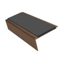 Aluminium Stair Nosing 2.75m Rake Back Single Insert Strip