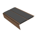 Rake Back Stair Nosing 2.75m Aluminium Double PVC Insert 5mm