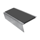 Aluminium Stair Nosing 2.75m Rake Back Single Insert Strip