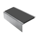 Square Aluminium Stair Nosing 2.44m Single Insert