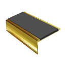 Square Aluminium Stair Nosing 2.44m Single Insert