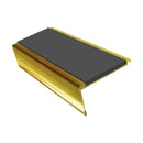 Aluminium Stair Nosing 2.75m Rake Back Single Insert Strip