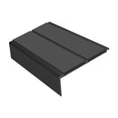Square Aluminium Stair Nosing 2.75m 93mm Tread 32mm Riser