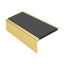 Square Aluminium Stair Nosing 2.44m Single Insert
