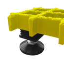 Elevated Grating Feet for Square Mesh Grating, 10-25mm & 25-70mm Heights, Promotes Reduces Leg Fatigue, Easy Installation, Not for Heavy Traffic