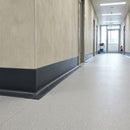 Flexible PVC Sit On Skirting 150mm Hospitals Schools