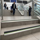 71x55mm anti-slip stair nosing installed on an external step edge