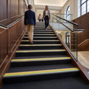 Angled profile view of 60x32mm screw-fit anti-slip stair nosing