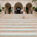 91x32mm anti-slip stair nosing installed on a step edge