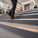 Stair Nosing 57x55mm DDA Compliant Aluminium PVC