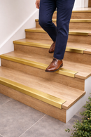 Premium Anodised Aluminium Stair Nosing 25mm x 20mm – Self-Adhesive Edge Trim