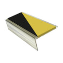 Aluminium Stair Nosing 2.75m Rake Back Single Insert Strip