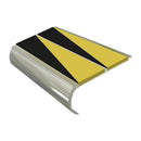 Bullnose Stair Nosing 2.75m Aluminium Double PVC Insert 39mm
