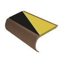 Bullnose Aluminium Stair Nosing 2.75m Single Insert 39mm