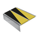 Square Aluminium Stair Nosing 2.75m 93mm Tread 32mm Riser
