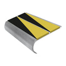 Bullnose Stair Nosing 2.75m Aluminium Double PVC Insert 39mm