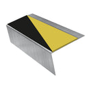 Aluminium Stair Nosing Rake Back 2.44m 70mm Single Channel