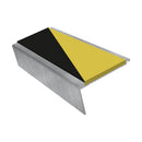 Aluminium Stair Nosing 2.75m Rake Back Single Insert Strip