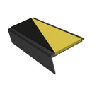 Aluminium Stair Nosing 2.75m Rake Back Single Insert Strip