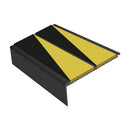 Square Aluminium Stair Nosing 2.44m 93mm Tread 32mm Riser