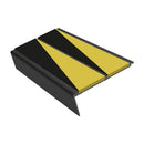Rake Back Stair Nosing 2.75m Aluminium Double PVC Insert 5mm