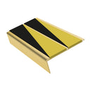 Rake Back Stair Nosing 2.75m Aluminium Double PVC Insert 5mm