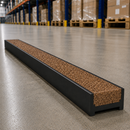 Carborundum insert strip in warm hazelnut brown grit