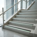 Illuminated Stair Nosing Aluminium 57x32mm Anti Slip Edge