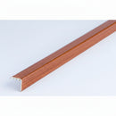 uPVC wood effect stair nosing in Mahogany finish