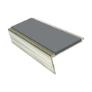 Aluminium Stair Nosing 2.75m Rake Back Single Insert Strip