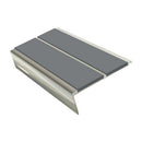 Rake Back Stair Nosing 2.75m Aluminium Double PVC Insert 5mm