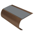 Bullnose Aluminium Stair Nosing 2.75m Slip-Resistant PVC Insert 70mm Tread Durable for Vinyl, Wood & Carpets Enhance Safety & Style