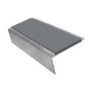 Aluminium Stair Nosing 2.75m Rake Back Single Insert Strip