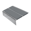 Square Aluminium Stair Nosing 2.44m 93mm Tread 32mm Riser