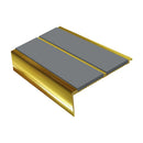 Square Aluminium Stair Nosing 2.75m 93mm Tread 32mm Riser