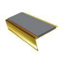 Aluminium Stair Nosing 2.75m Rake Back Single Insert Strip