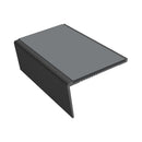 Rake Back Single Channel Aluminium Stair Nosing 2.75m Slip-Resistant for Vinyl, Lino & Carpets Durable, Stylish, Ideal for Homes & Businesses